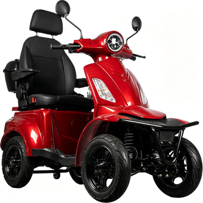 Comfort Heavy Duty Mobility Scooter for Adults & Seniors, 1000W 4-Wheel Electric Mobility Scooter, 500 Lbs Capacity, 16" Tires, 40KM Range for Travel, Reclining Seat for Tall Adults, 3-Speed Control
