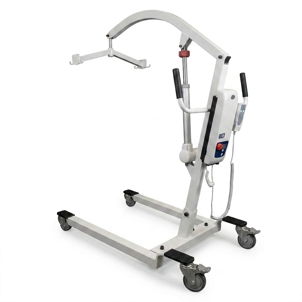Electric Patient Lift for Home - Transfer Assist Device - Medical Transport Aid - Portable Lifter for Elderly, Bariatric, Handicap, Men & Women — Studio Shot