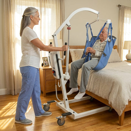 Electric Patient Lift for Home - Transfer Assist Device - Medical Transport Aid - Portable Lifter for Elderly, Bariatric, Handicap, Men & Women — Lifestyle