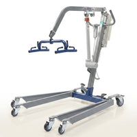 Portable Hydraulic Patient Lift for Home Use - 6 Point Spreader - with Electric Upgrade - Expandable Base, Compact — Studio Shot