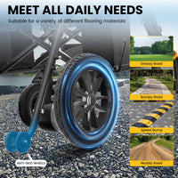 COOLHUT Foldable Electric Wheelchair, 20+ Miles Long Range Motorized Electric Wheelchair, Senior-Friendly Power Chair with 360° Joystick, All Terrain Smart Mobility Scooter, Black
