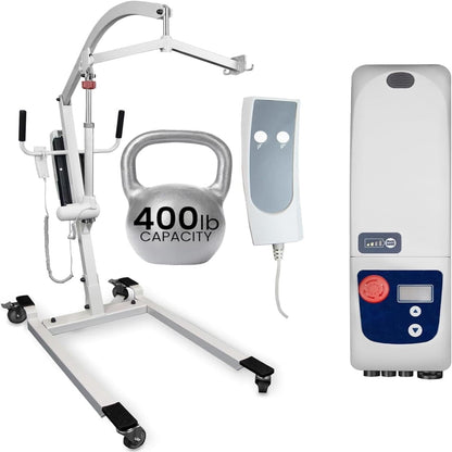 Electric Patient Lift for Home - Transfer Assist Device - Medical Transport Aid - Portable Lifter for Elderly, Bariatric, Handicap, Men & Women